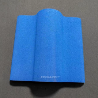eva一体成型居家肩颈按摩枕拉伸神器 EVA线切割健身按摩产品