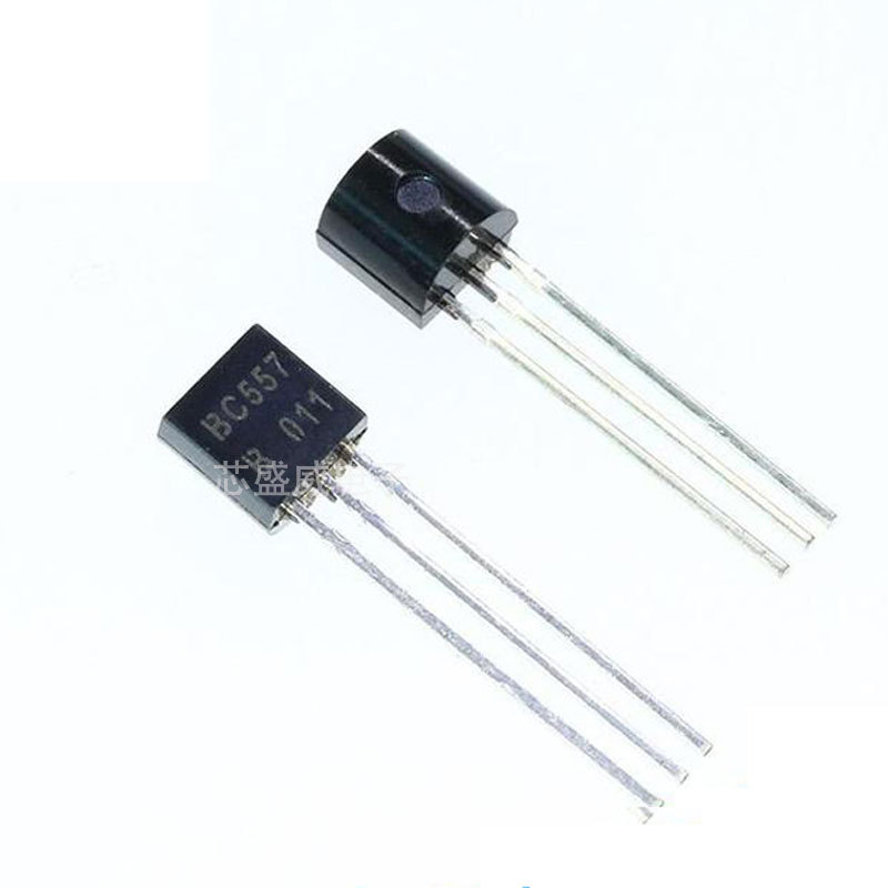 BC557B PNP 功率晶体管 小功率三极管 BC557 0.1A 45V 直插电子