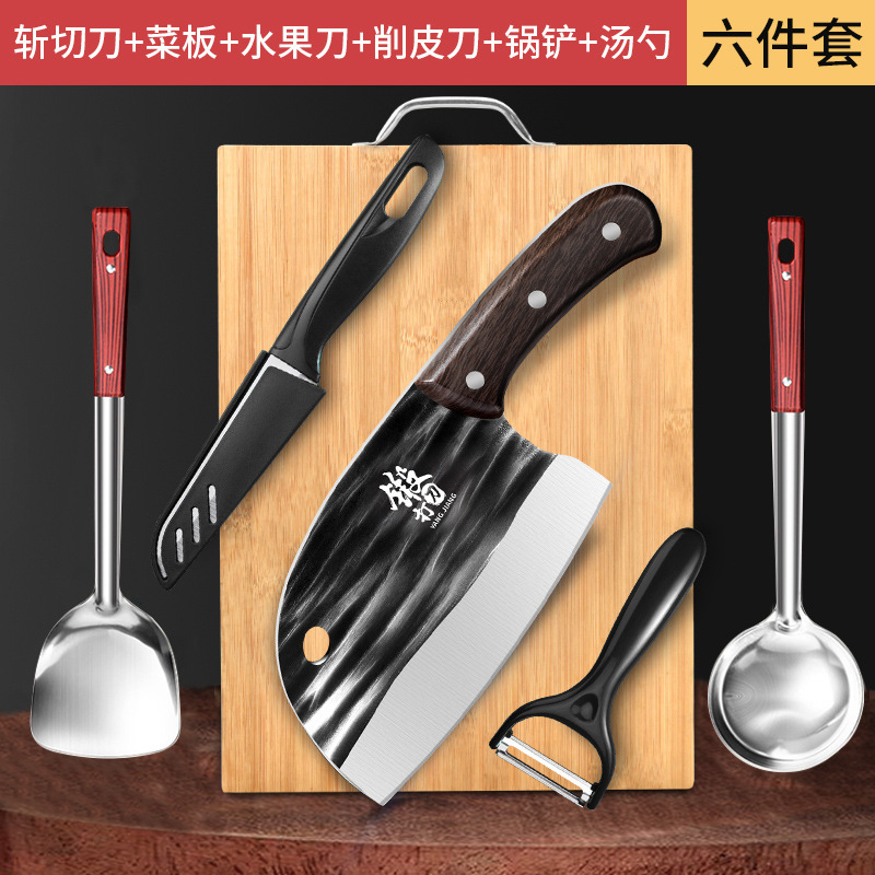 Cuchillo de cocina Longquan 2 - en - 1 con tablero de cortar forjado Yangjiang cuchillo de cocina cuchillo de cocina sin fotos
