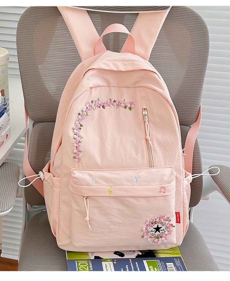 Neue grenzüberschreitende Freizeit-Trend-Rucksack mit Blumenmuster hochwertige leichte Schultasche großes Fassungsvermögen beliebter Campus-Rucksack