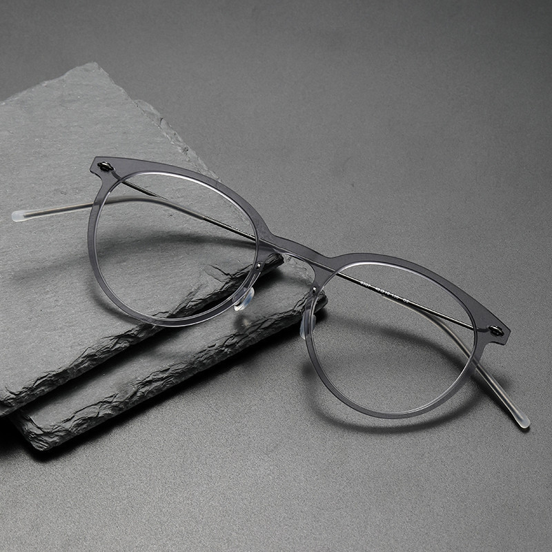 6537 Linde Same Style Glasses Internet-famous INS Style Pure Titanium Frame All-match Men's and Women's Fashionable Vintage Glasses Frame 6537 Linde Same Style Glasses Internet-famous INS Style Pure Titanium Frame All-match Men's and Women's Fashionable Vintage Glasses Frame