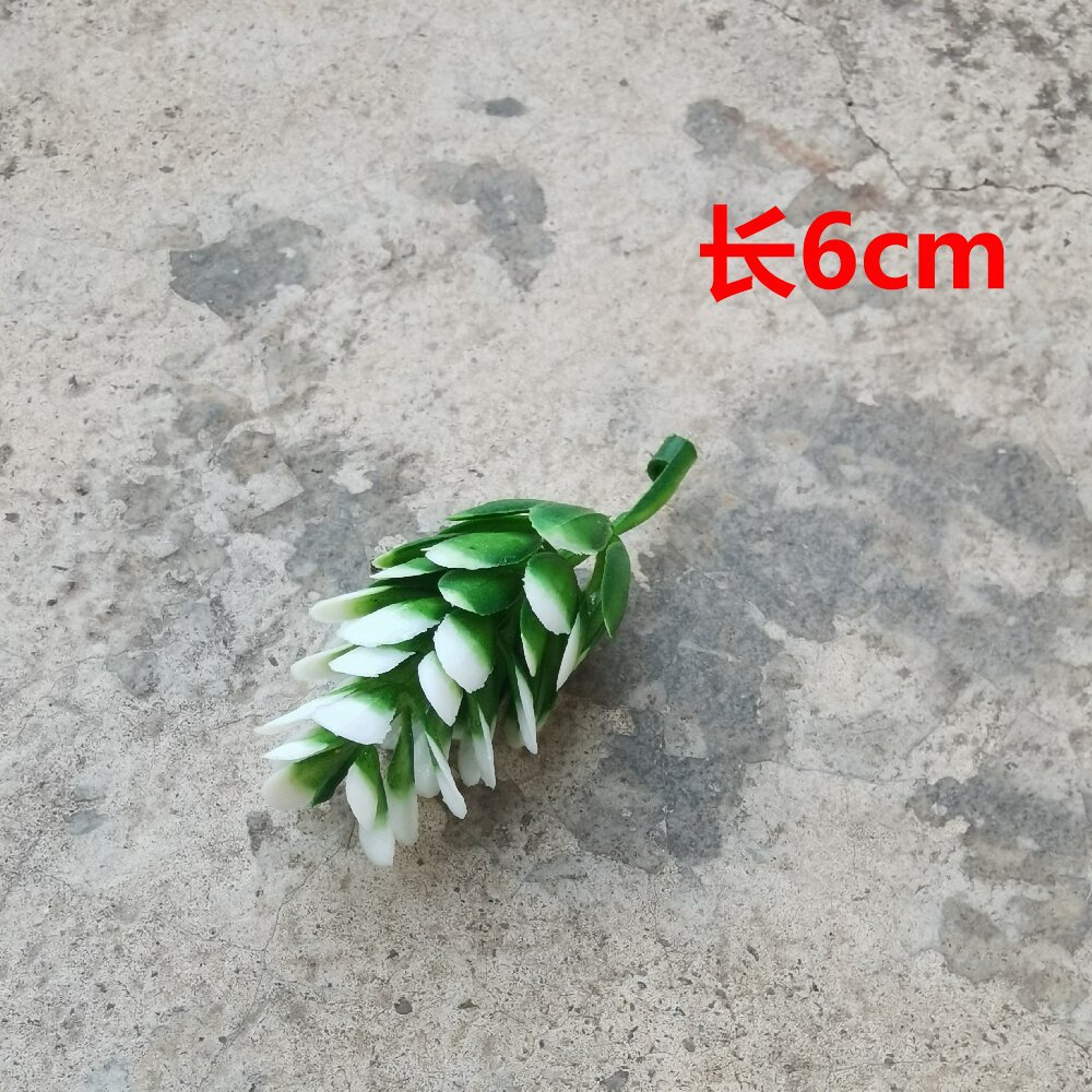 Imitación de hojas verdes hierba de agua hoja persa decoración de flores de boda pared flor de pecho accesorios de muñeca flores diy accesorios hechos a mano