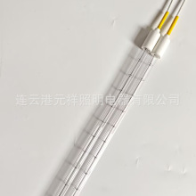 PET吹瓶機燈管鹵素加熱管 遠紅外真空鎢絲電熱管 鍍白石英加熱管