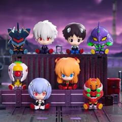 エヴァンゲリオン MINI 座るブラインドボックス かわいい EVA フィギュア 初号機 綾波レイ アニメ フィギュア オーナメント ギフト