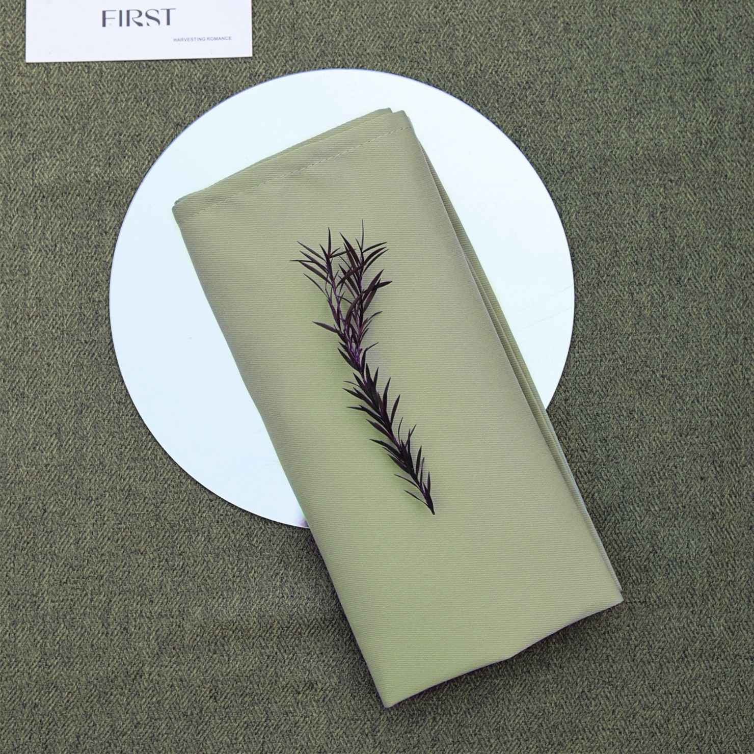 Servillas algodón poliéster servillas cuadradas hotel de boda transfronterizas decoración de mesa de comedor occidental almohadilla de Navidad servillas