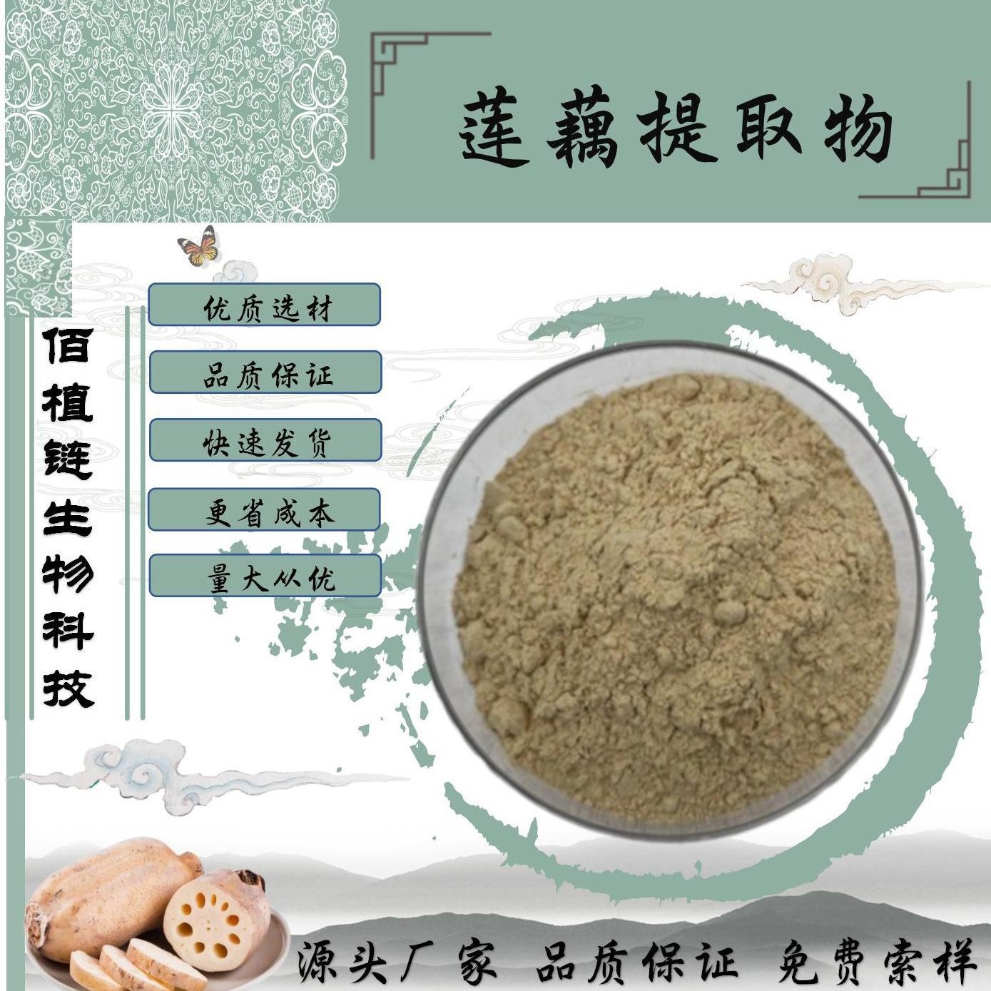 莲藕提取物10:1 莲菜提取物  水溶莲藕浓缩粉