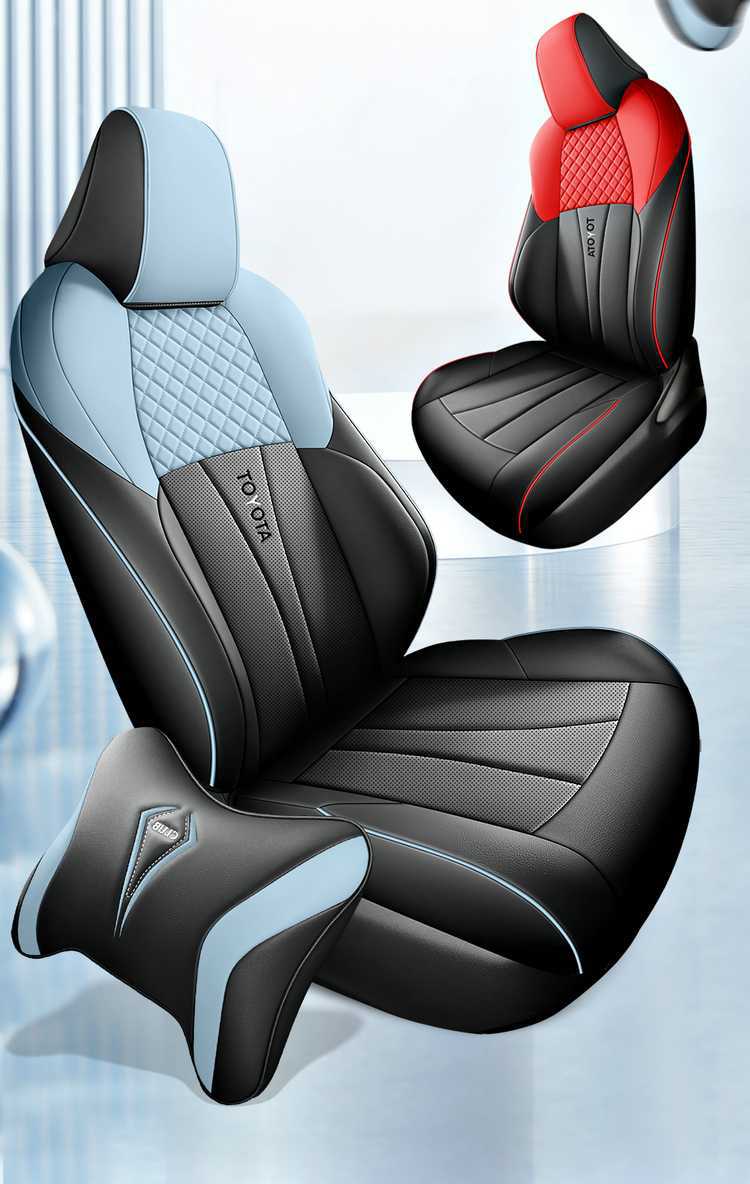 Special 2022/2024 Toyota Frontlander seat covers, full-cover car seat cushions, all-season leather seat cushion covers