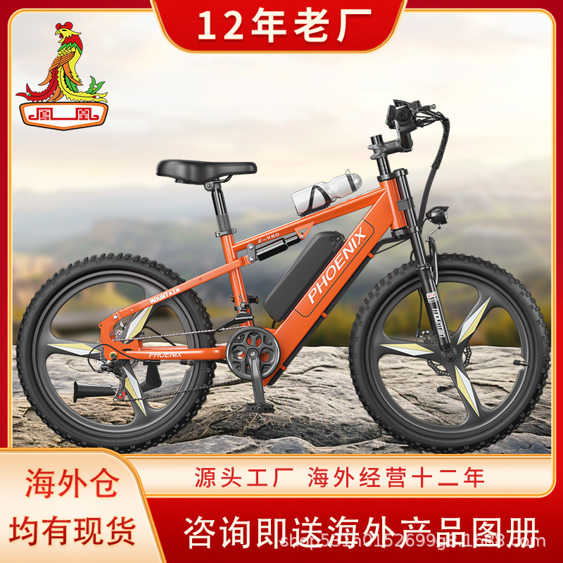 Phoenix Electric Power-assisted Mountain Bike New GB Long and Short Distance Commuter Lightweight Power-assisted Electric Vehicle