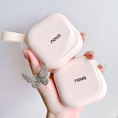 NOVO Oil Control Compact Powder, Long-Lasting Waterproof Sweatproof, Non-Fragile Setting Powder, Luxury Powder, Loose Powder