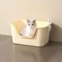 防溅防臭封闭式厕所猫砂盆