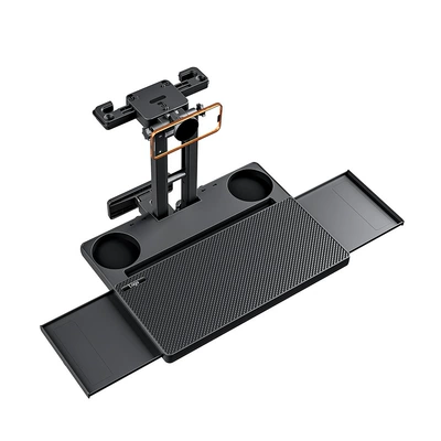 Newly Upgraded All-In-One Car Table Board, Foldable Car Table, Car Dining Table, Floating Dining Table, Computer Stand (Car table board) - a16-black-magnetic-style