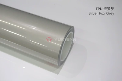 wrap, cross-border direct sales, factory wholesale, Auto Color Change Film - tpu-silver-fox-gray-15215m
