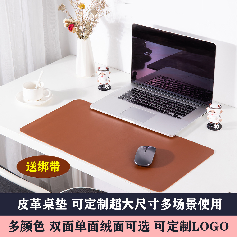 Diseño de cojín de mesa de cuero antideslizante impermeable color sólido super gran patrón publicitario cojín de publicidad para hacer cojín de ratón