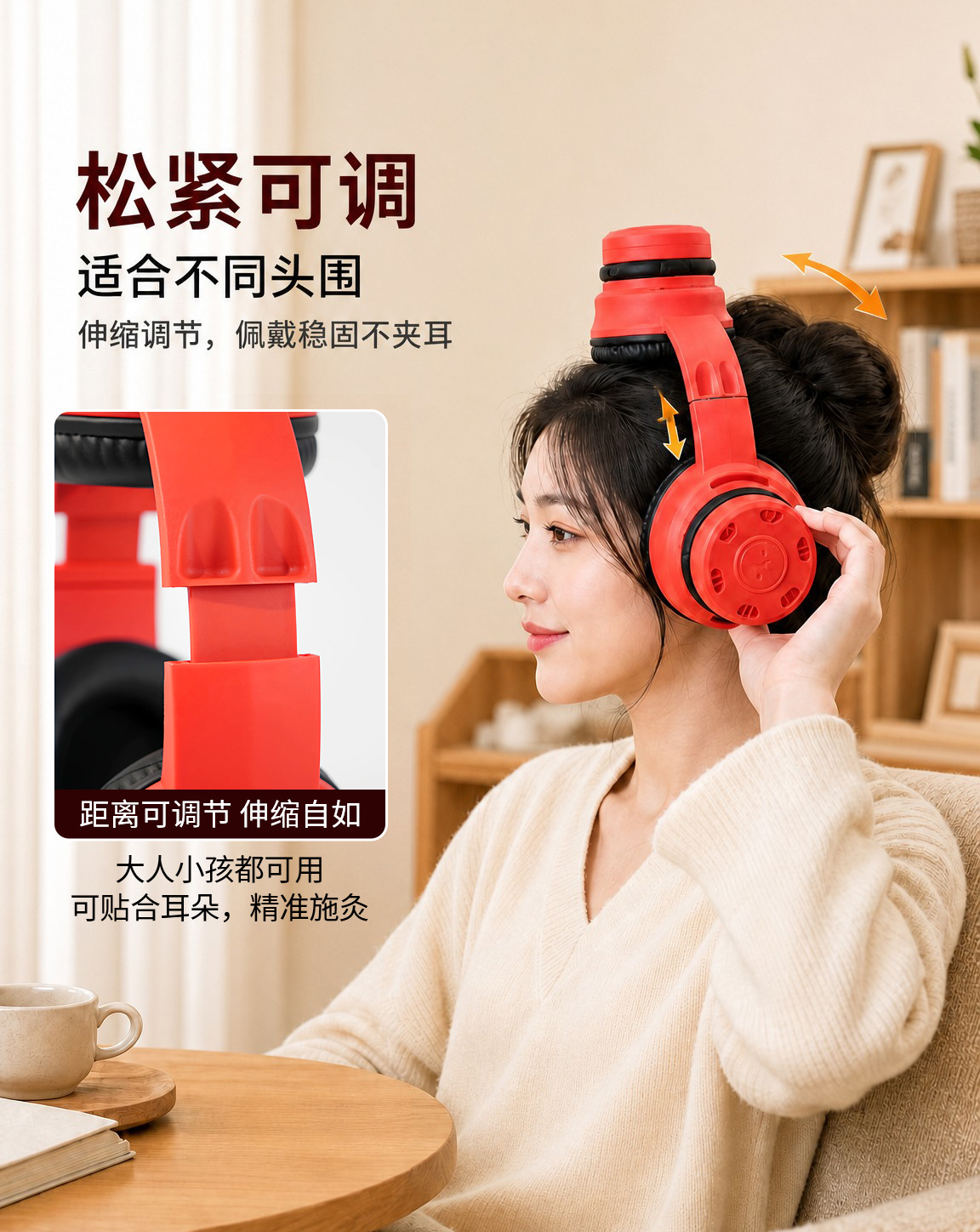 Head and Ear Moxibustion Device Baihui Point Moxa Box with 54 Stone-Ground Moxa Cones for Home Use key features