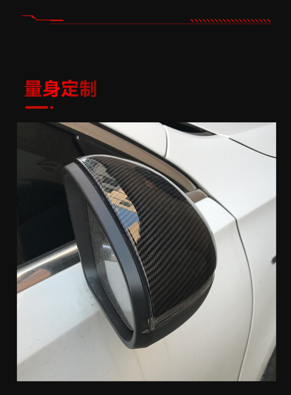 Suitable for Mercedes-Benz A-Class Cla-Class W177 C118 New A-Class Cla Rearview Mirror Housing Reversing Mirror Housing Car Sticker Modification Parts