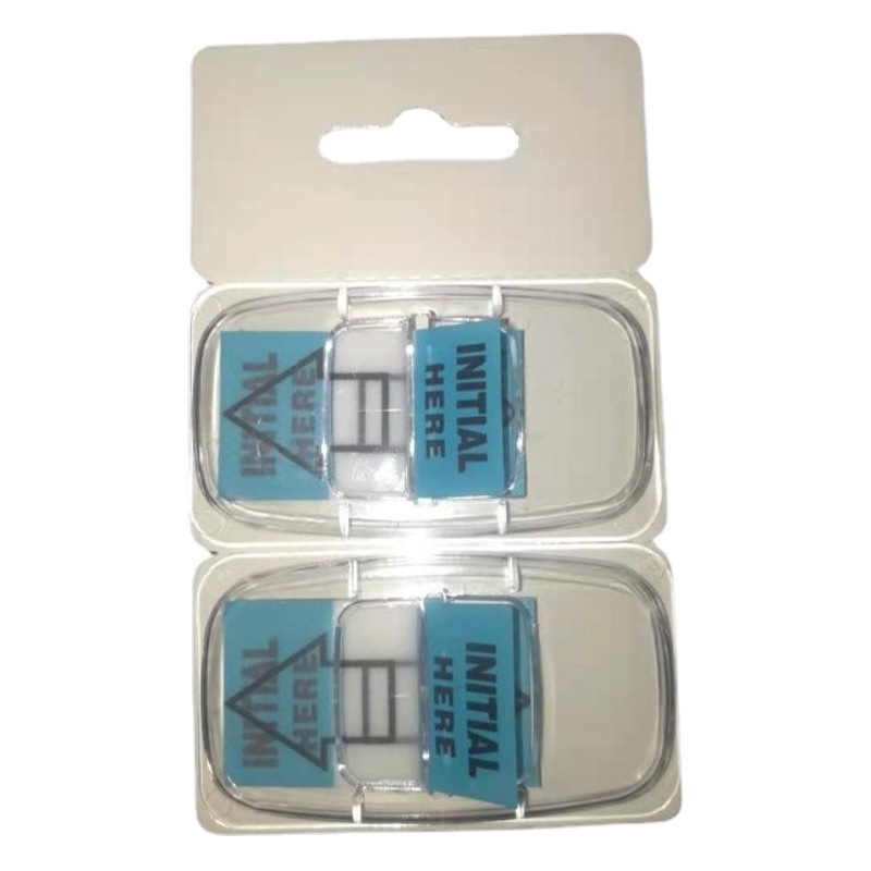 Pegatinas de indicador fluorescente creativo Flecha azul papel de nota N veces pegatinas índice nota adhesiva pegatinas de firma transparente fábrica al por mayor