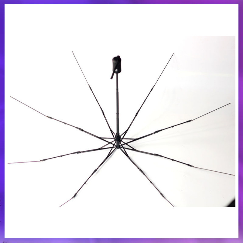 WG6Q automatic umbrella one-button opening and closing 8 umbrella stand men's and women's sunshade 8 bone accessories telescopic rod middle rod folding umbrella switch