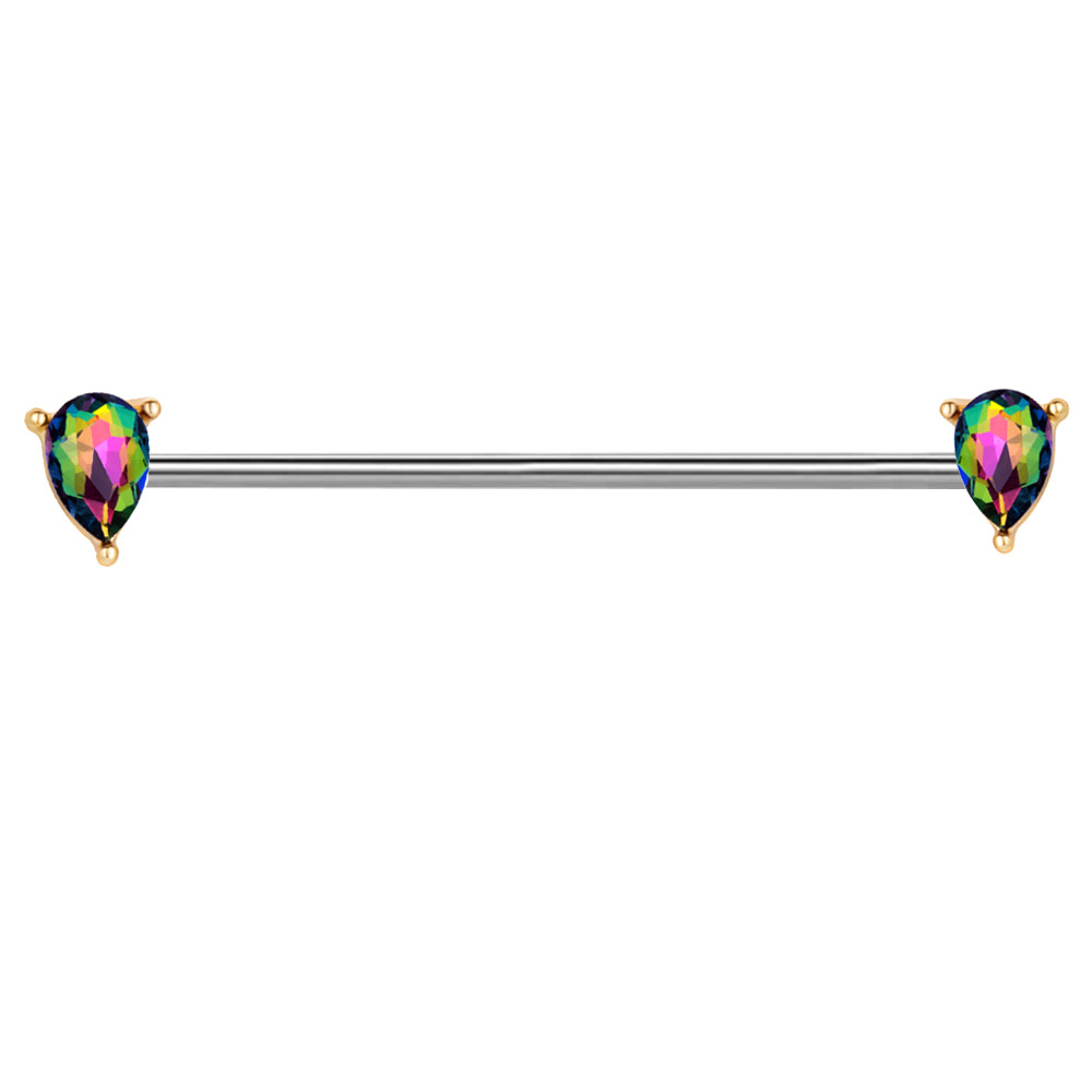 Popular Industrial Ear Barbell Long Rod Ear Bone Nail Simple Punk Puncture Jewelry Trendy detail image 7
