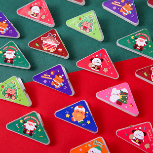 Christmas triangle clip student Christmas gift photo clip hand account decoration note clip cute triangle clip kindergarten