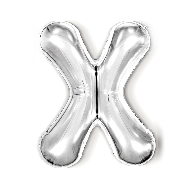 32 pulgadas 40 pulgadas 16 pulgadas inglés carta globo de aluminio fiesta de cumpleaños decoración de la boda papel de aluminio globo escena diseño