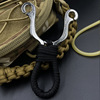 Metal slingshot, highly precise high elastic street Olympic hair rope