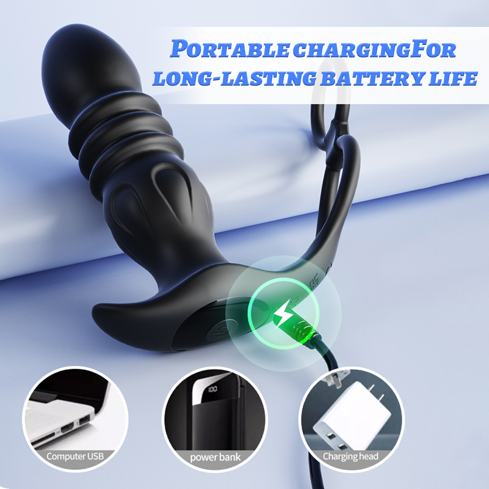 Masajeador de próstata con doble vibración y control por app_voghion.com