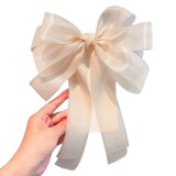 Заколка для волос с бантиком, заколка-крабик, аксессуар для волос, шпильки для волос, премиум класс