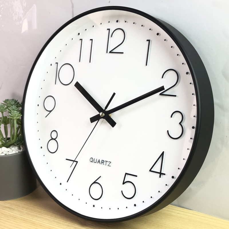 30cm時計掛け時計リビング時計掛け時計クォーツ時計壁掛け式クリエイティブ静音時計壁掛けウォールクロック|undefined