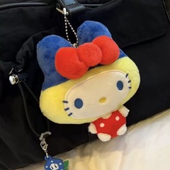 拓歌麻子Kitty包包挂件可爱毛绒书包挂饰公仔玩偶钥匙扣kt凯蒂猫
