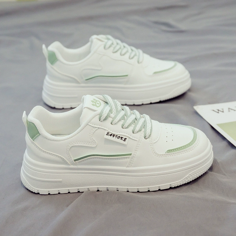 Winter warm white shoes, universal sports footwear, sneakers
