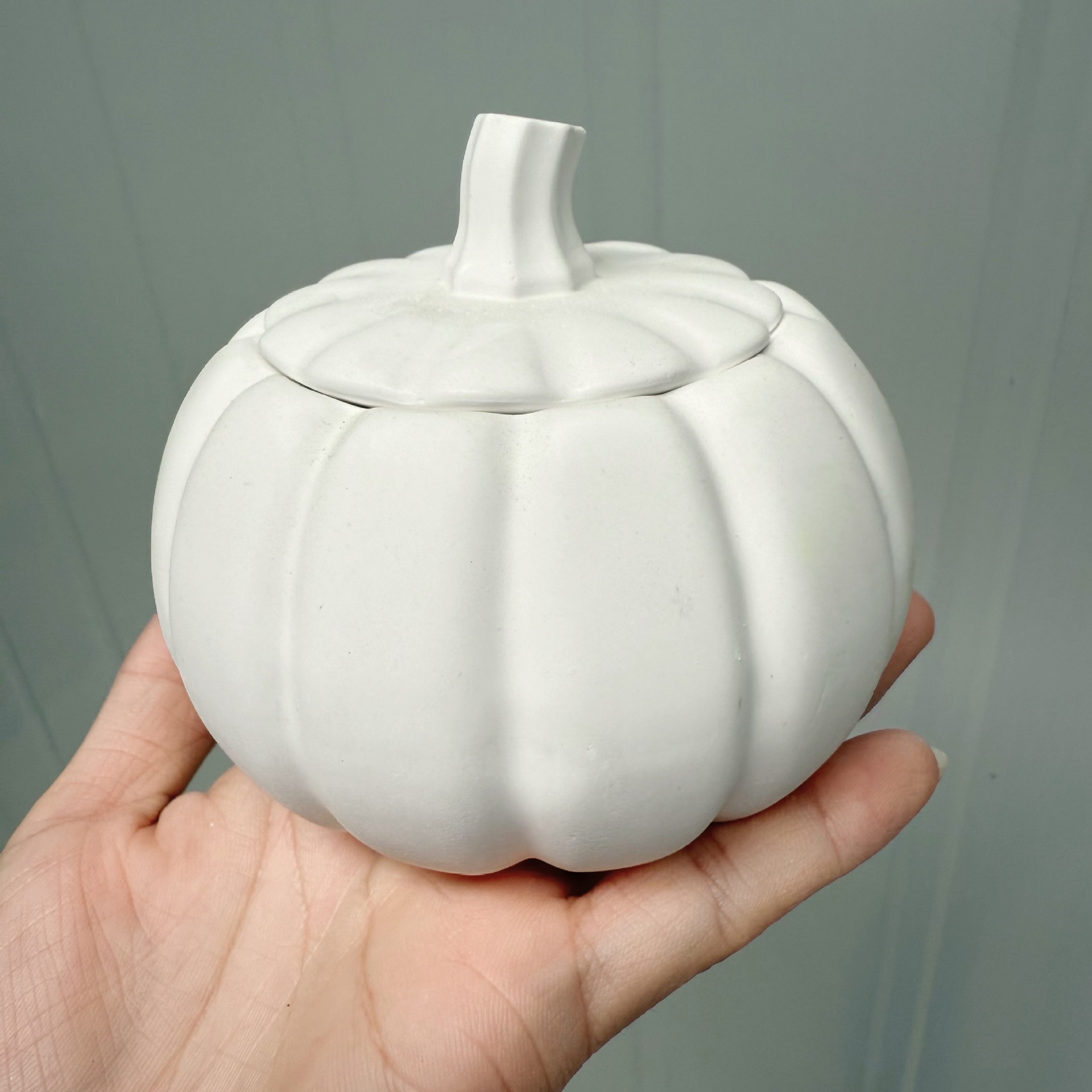 호박 저장 흰색 공백 9*10cm