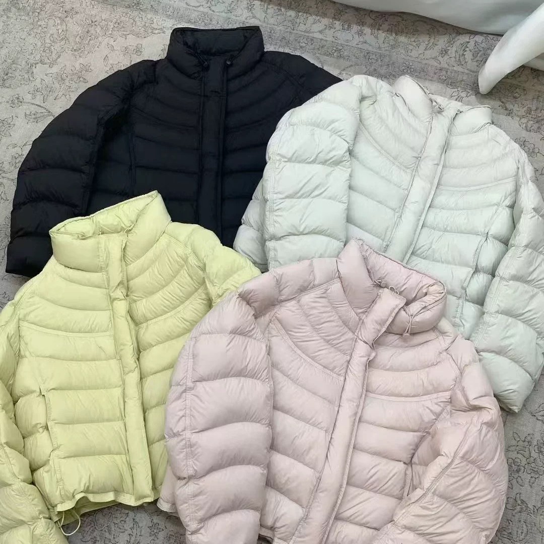 Kalidai2025 New Winter 90 New National Standard White Duck down Traceable Korean Style Casual Stand Collar down Jacket for Women