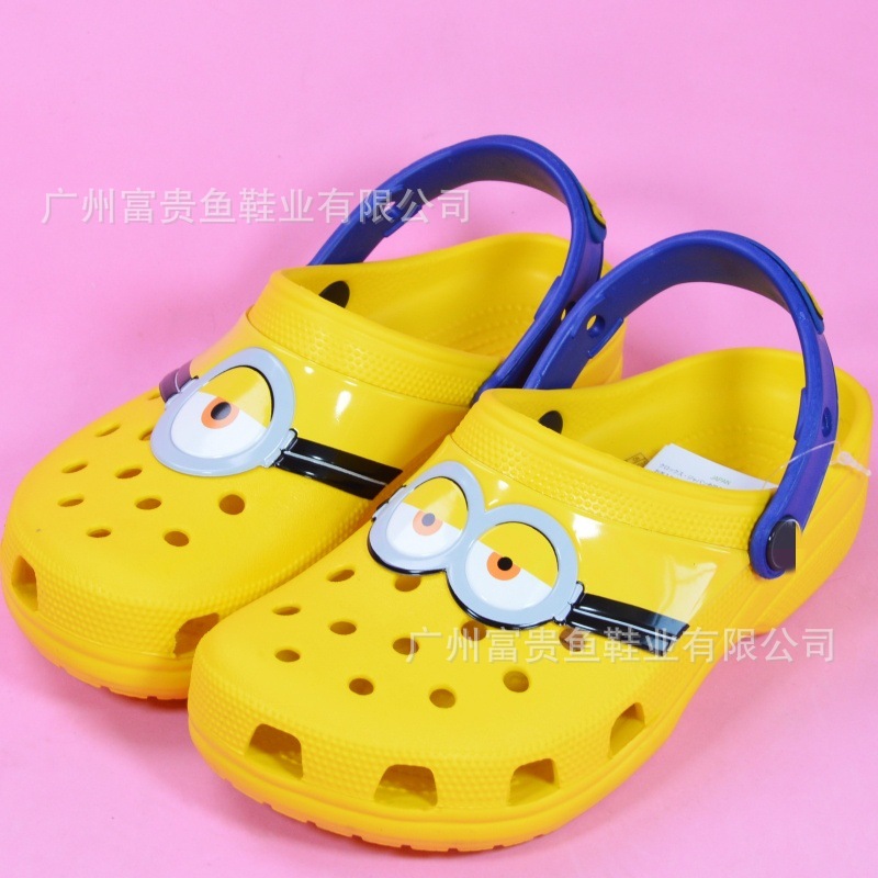 Cartoon summer Crocs-style slippers for boys