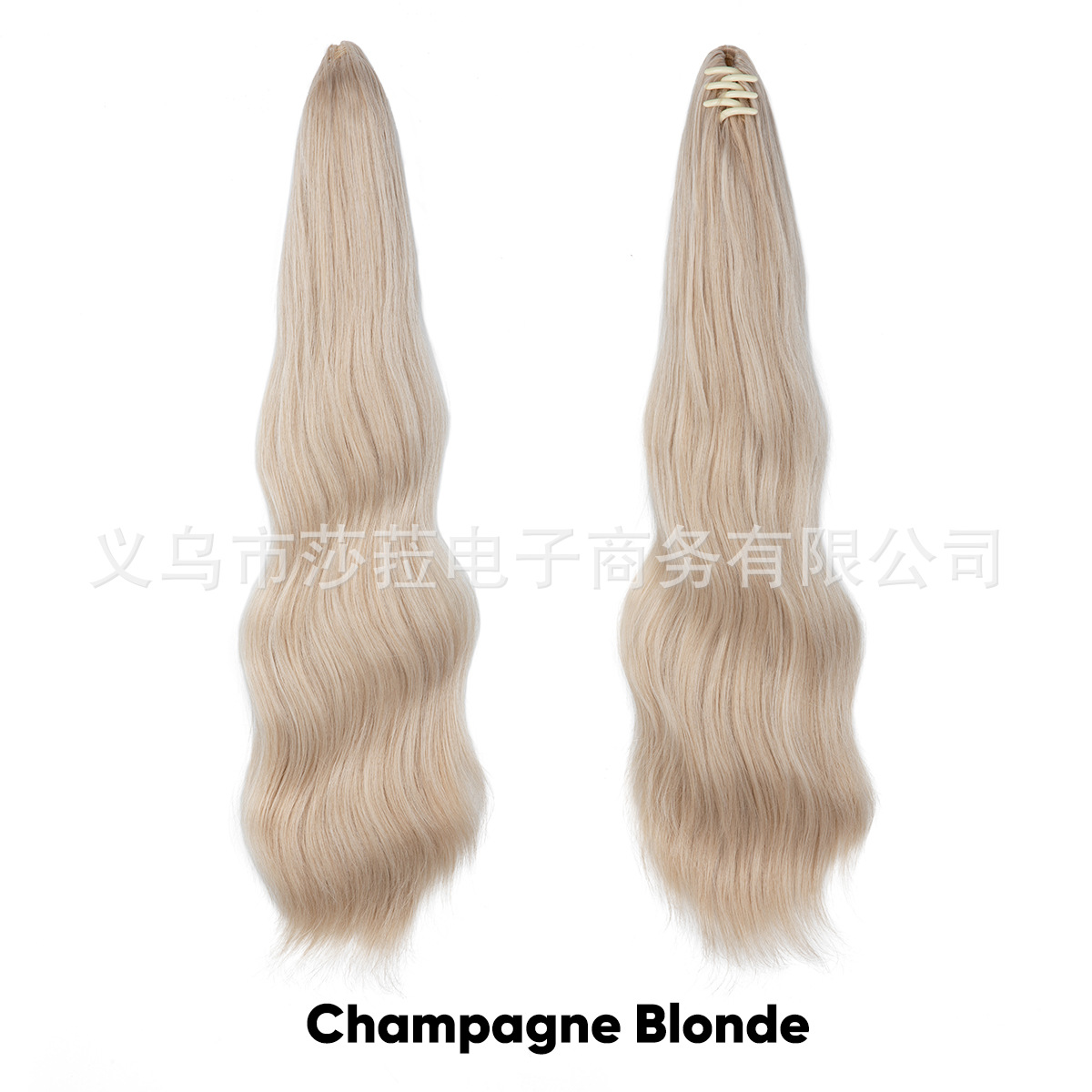 Pelucas de cola de caballo estilo europeo y americano para mujer, cabello sintético largo y rizado, cola de caballo alta con clip de garra naturalmente esponjosa, directamente del fabricante.