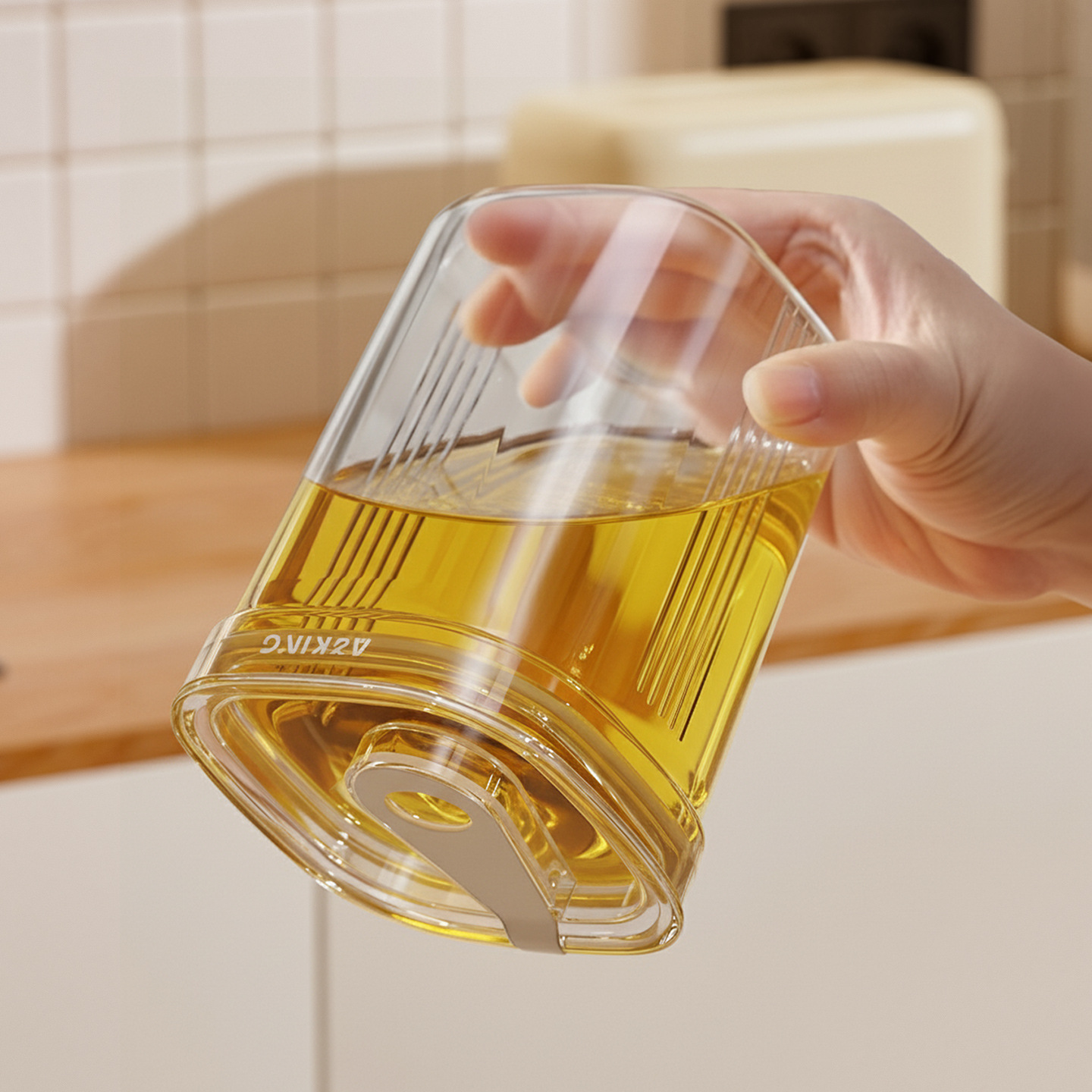 Tanque sellado de plástico, caja de bocadillos, tanque de almacenamiento de té, granos, granos, cocina, almacenamiento de productos secos de grado alimenticio, transparencia