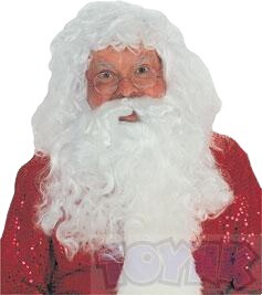 Santa wig hood beard beard Halloween performance props holiday party Santa Claus character costume