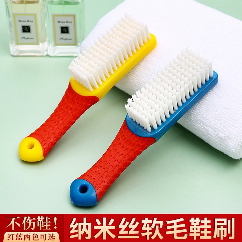 Nano Shoe Brush Soft Bristles for Removing Stains on Clothes, Household Soft Bristle Shoe Cleaning Brush, Shoe Cleaning Tool, Multifunctional Laundry Cleaning Board Brush
