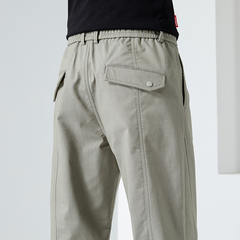 夏季薄款九分裤男小脚哈伦男裤子宽松潮流束脚运动裤修身男装休闲