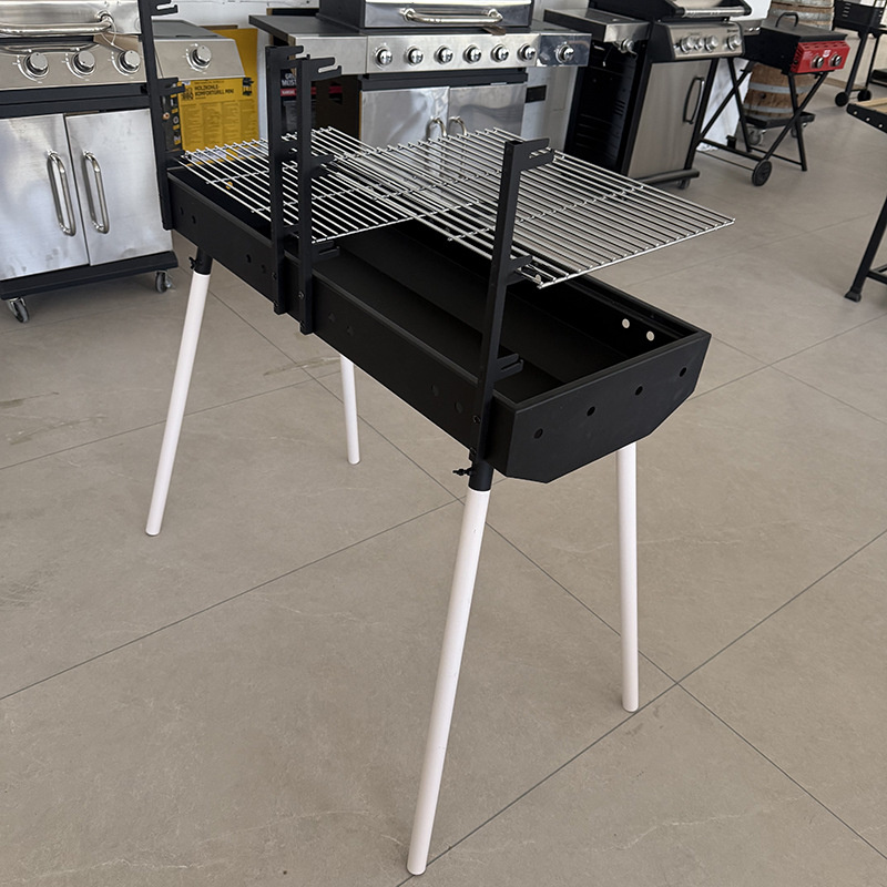 Estufa de barbacoa plegable portátil para exteriores Estufa de barbacoa de carbón sin humo para el hogar Estufa de barbacoa engrosada para el patio al por mayor