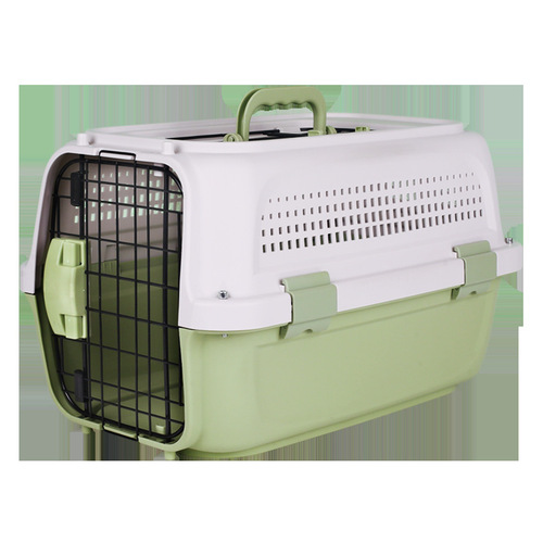 Factory direct sales pet air box pet cage portable travel shipping box cat food dog car air transport box