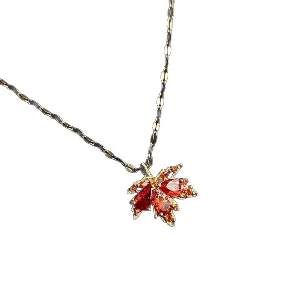 Vintage vintage 【Corlor-four-leave】Necklace retro colorful ethnic…