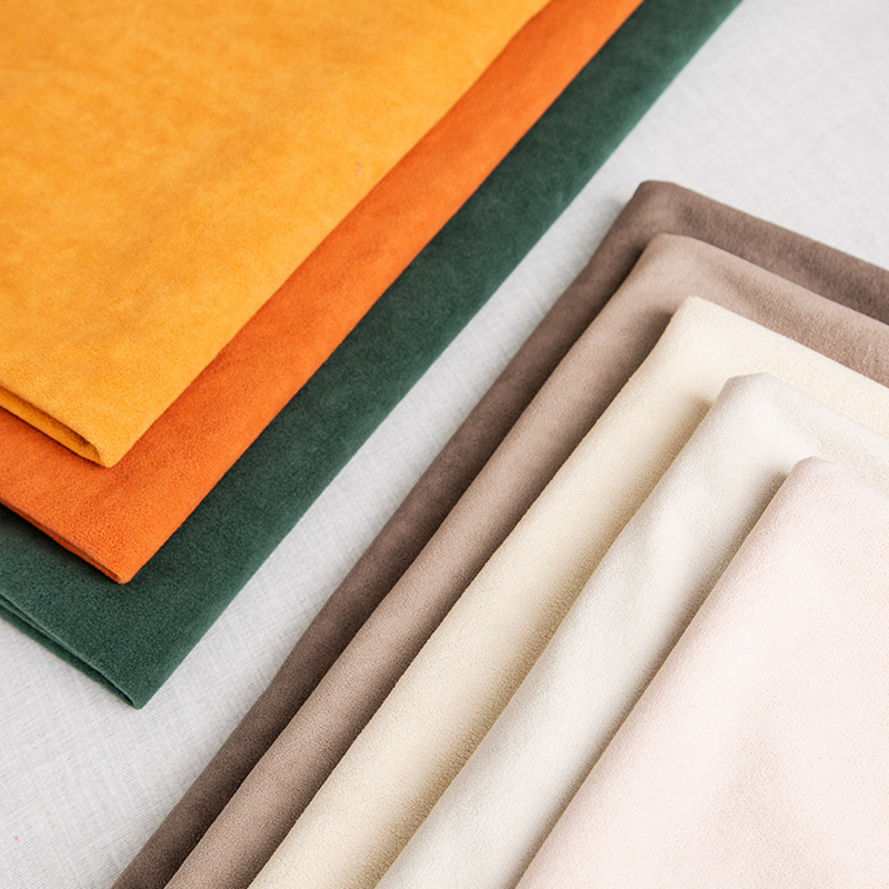 熱銷源頭廠家羊羔絨羊羔毛沙發布抱枕毛絨布料針織面料批發