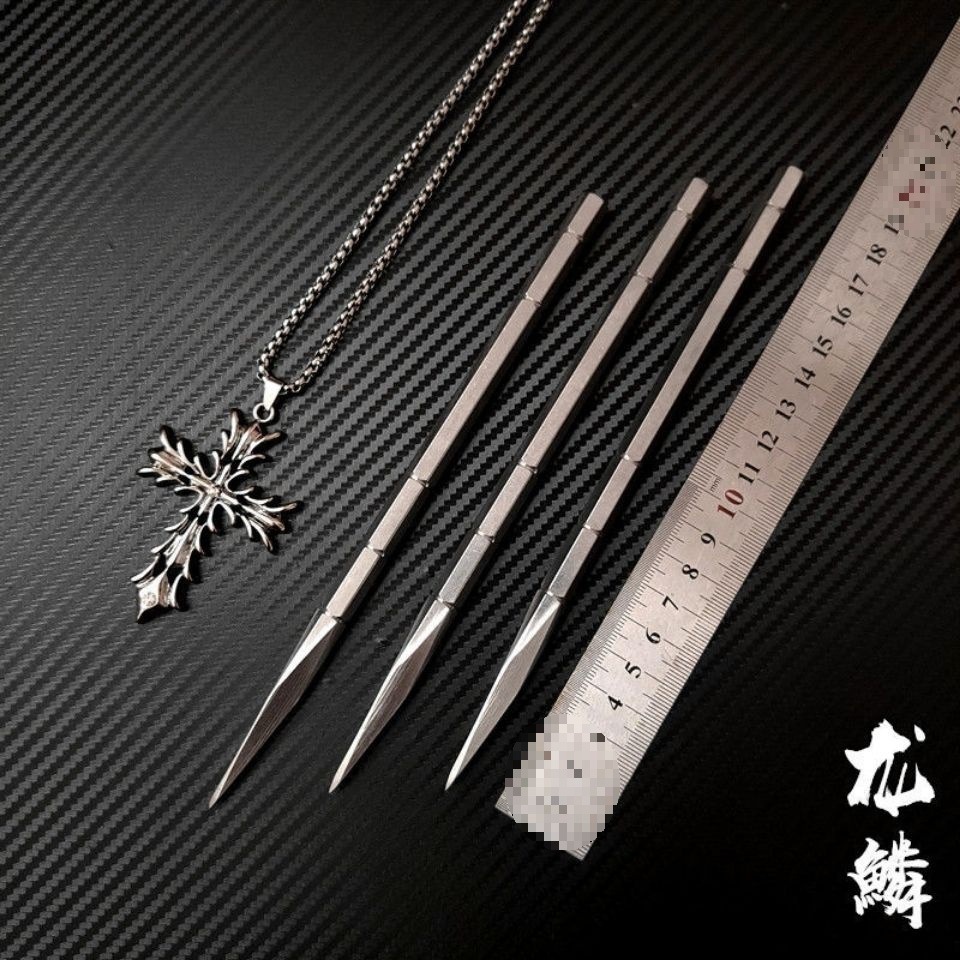Classic Style Dragon Scale Steel Flying Needle Dart Practice Tool for Shuangqi Flow Flying Needle Tea Needle Xiaoli Flying Needle