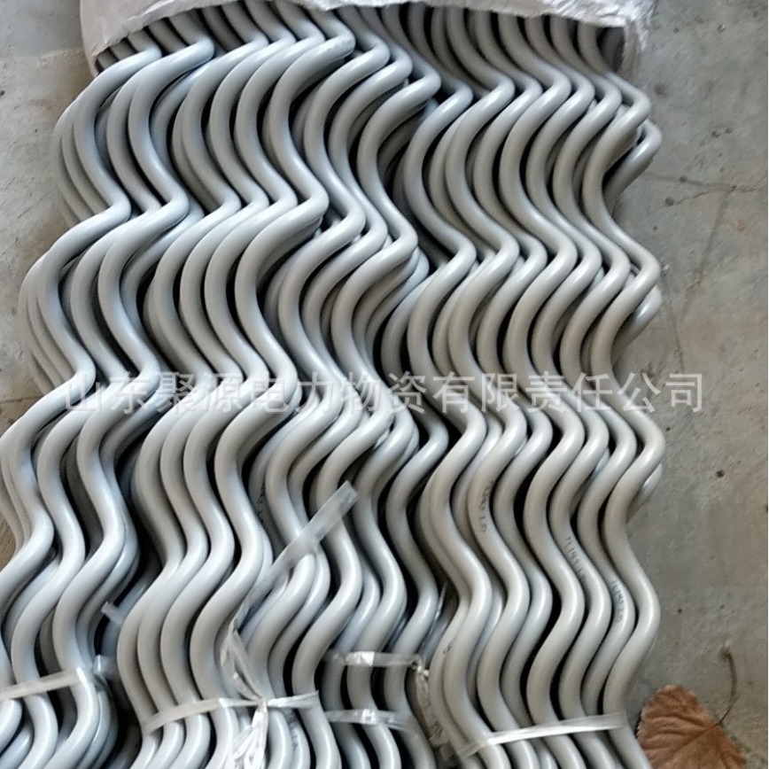 灰色旋转式防震鞭 ADSS光缆用螺旋式减震金具 防震鞭