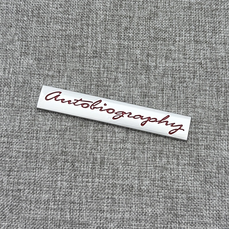 Suitable for Land Rover Range Rover Modification, British Queen Signature Logo Genesis Edition Limited Edition Car Emblem Commemorative Rear Emblem Car Sticker