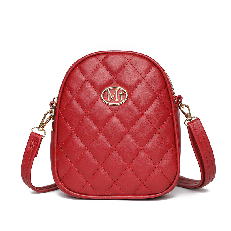 Portafogli per telefono in pelle PU leggera per donna Mini borse a tracolla anti-acqua Borse a tracolla alla moda Piccole borse per cellulari Portafogli_voghion.com