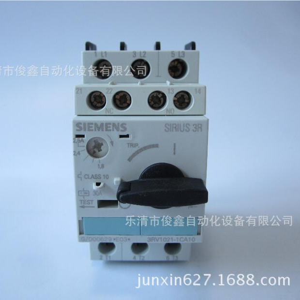 德国原装西门子电机断路器3RV1021-1CA10 1.8~2.5A