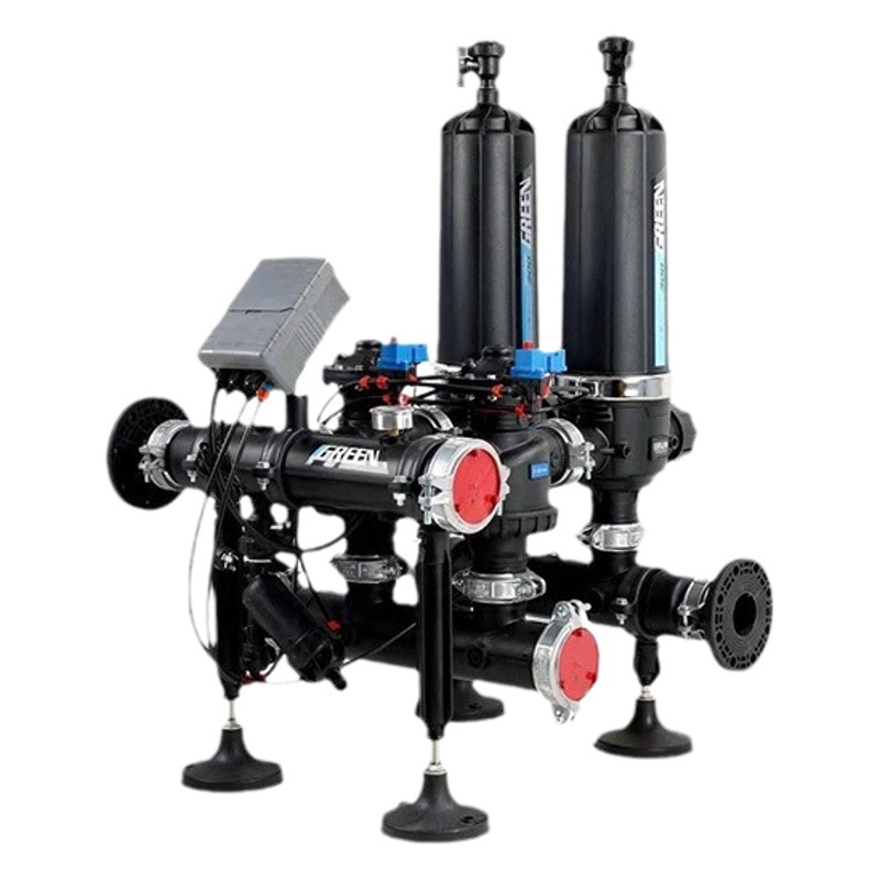 Fuente fabricante agrícola ahorro de agua riego por goteo regadera retrolavado filtro tratamiento de agua automático de retrolavado filtro