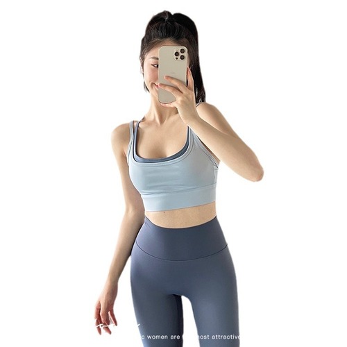 Fashionable Tight Yoga Beautiful Back Top Summer New Style Training Running Large Bare Back Fitness Tank Top