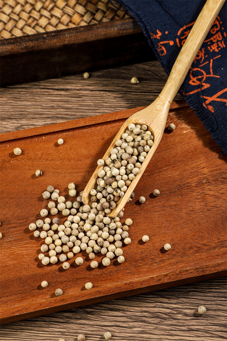 White Peppercorns Bai Hu Jiao 500g Dried Hainan Whole Pepper Grains for Cooking Marinades and Herbal Tea quality and texture
